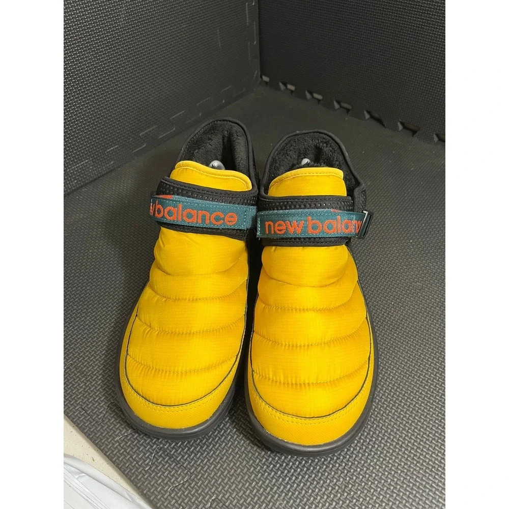 New Balance Caravan Moc Mid Men 10 Yellow Quilted Insulated Buckle SUFMMOCM